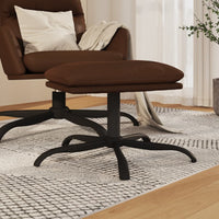 Thumbnail for Fußhocker Braun 45x29,5x39 cm Kunstleder Glänzend