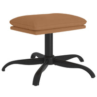 Thumbnail for Fußhocker Taupe 60x60x39 cm Mikrofasergewebe