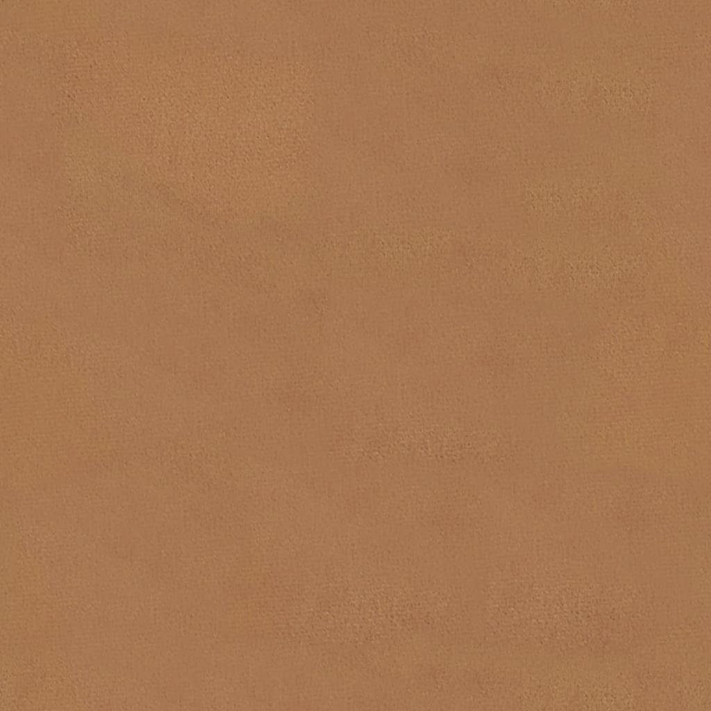 Fußhocker Taupe 60x60x39 cm Mikrofasergewebe