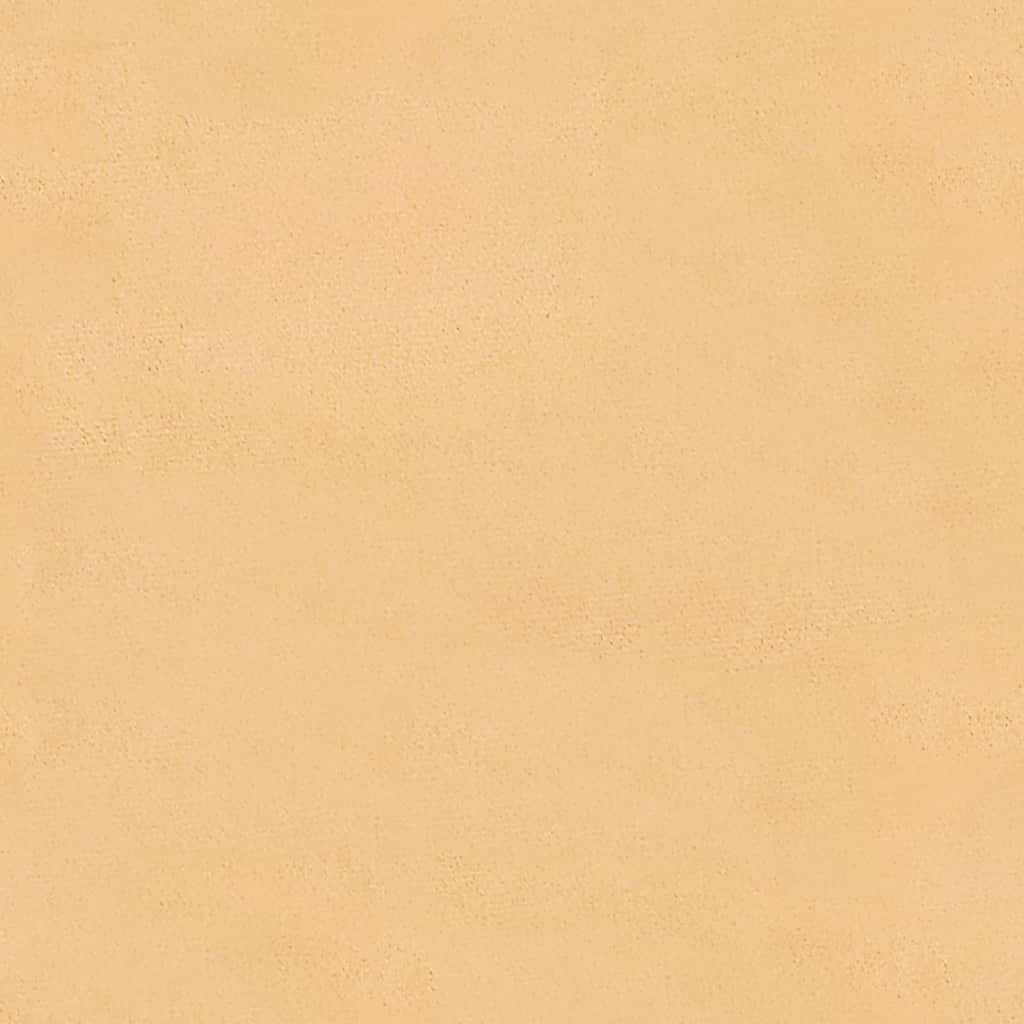 Fußhocker Creme 60x60x39 cm Mikrofasergewebe