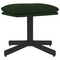 Thumbnail for Fußhocker Dunkelgrün 60x60x39 cm Samt