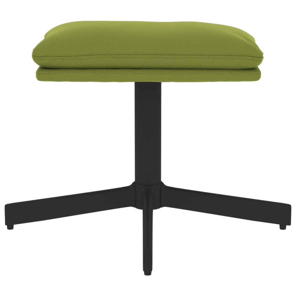 Fußhocker Hellgrün 60x60x39 cm Samt