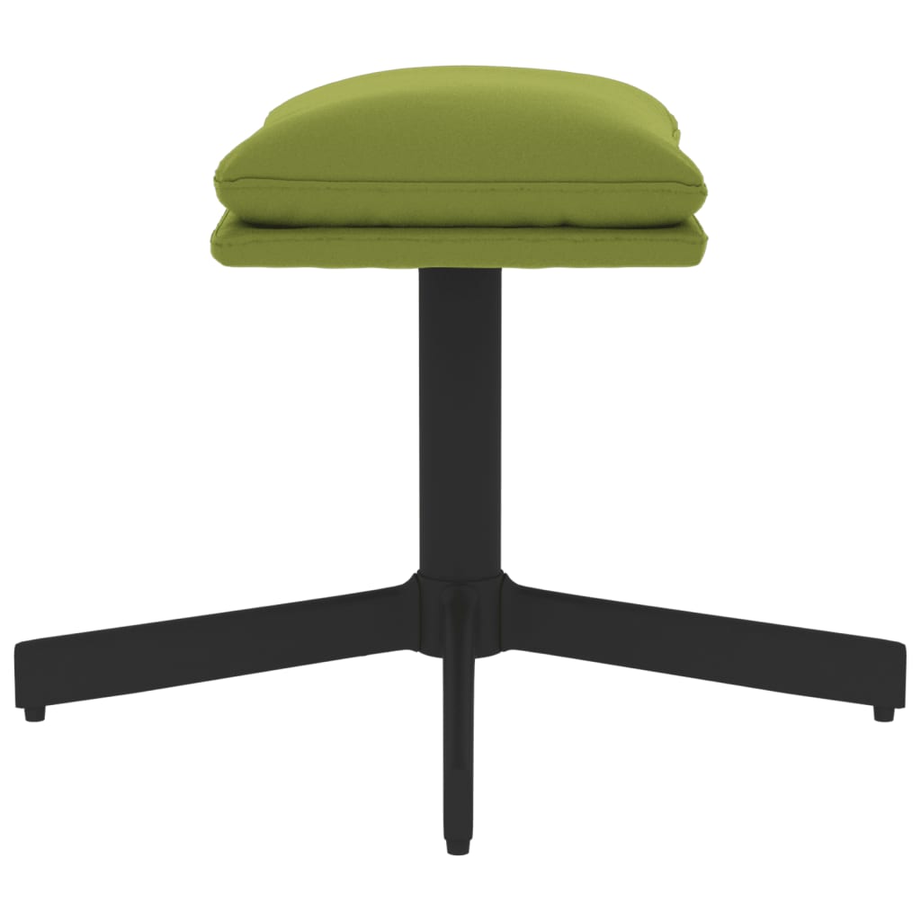 Fußhocker Hellgrün 60x60x39 cm Samt