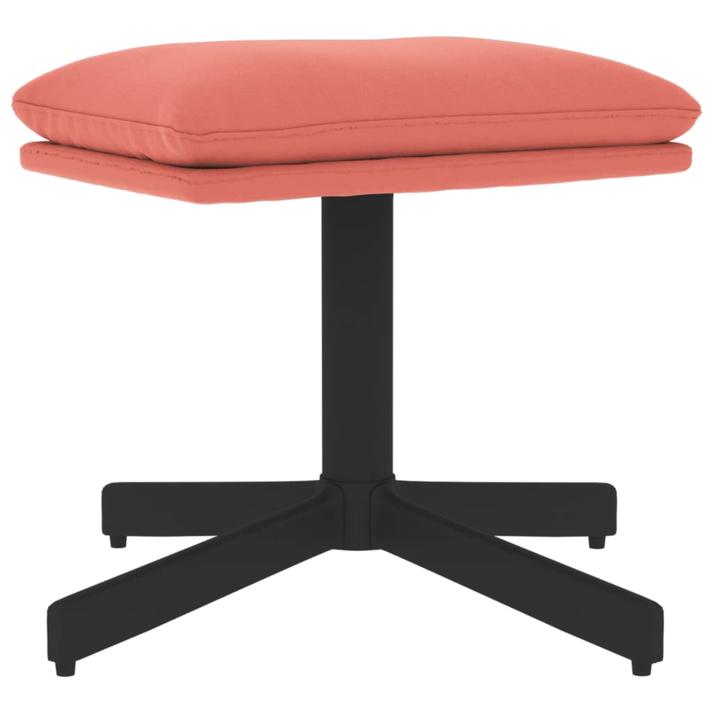 Fußhocker Rosa 60x60x39 cm Samt