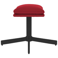Thumbnail for Fußhocker Weinrot 60x60x39 cm Samt
