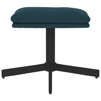 Thumbnail for Fußhocker Blau 60x60x39 cm Samt