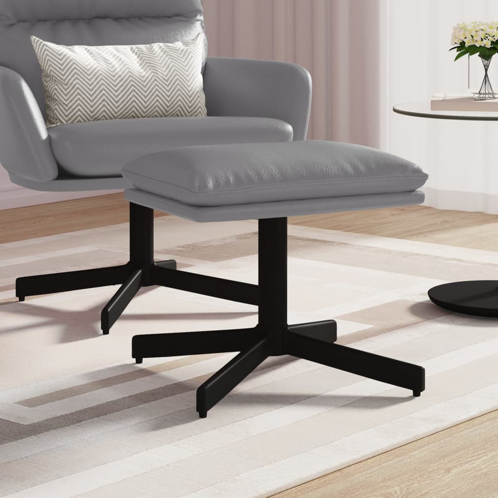 Fußhocker Anthrazit 60x60x39 cm Kunstleder