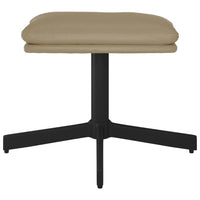 Thumbnail for Fußhocker Cappuccino-Braun 60x60x39 cm Kunstleder