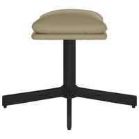 Thumbnail for Fußhocker Cappuccino-Braun 60x60x39 cm Kunstleder