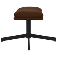 Thumbnail for Fußhocker Braun 45x29,5x39 cm Kunstleder Glänzend