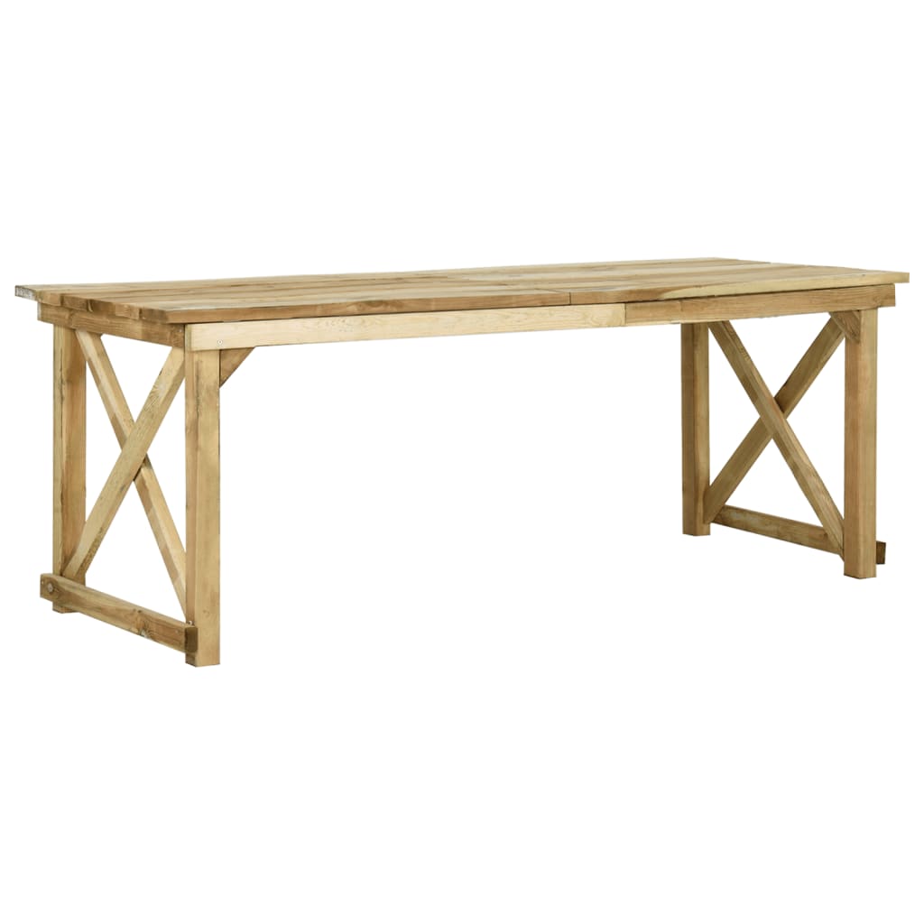 Gartentisch 200x79x75 cm Imprägniertes Kiefernholz