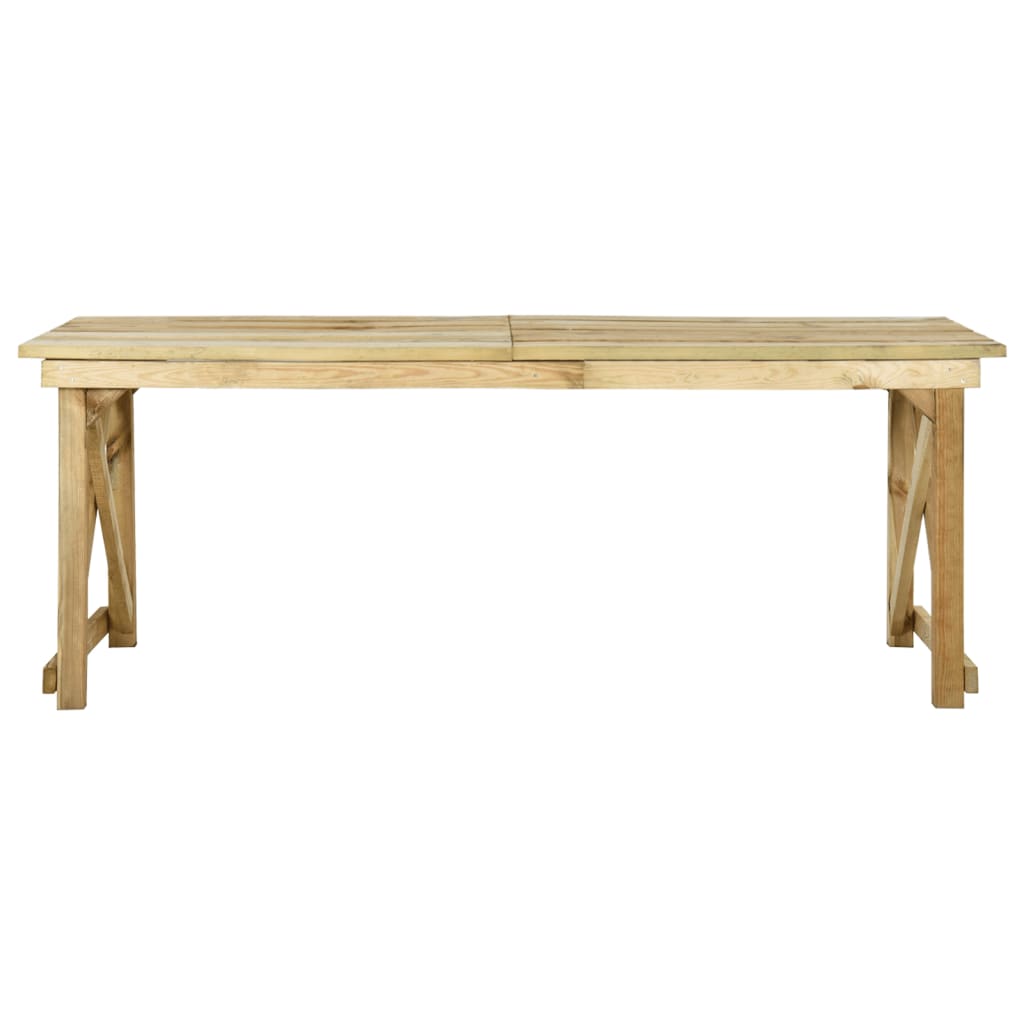 Gartentisch 200x79x75 cm Imprägniertes Kiefernholz