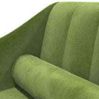 Thumbnail for Chaiselongue mit Nackenrolle Hellgrün Samt