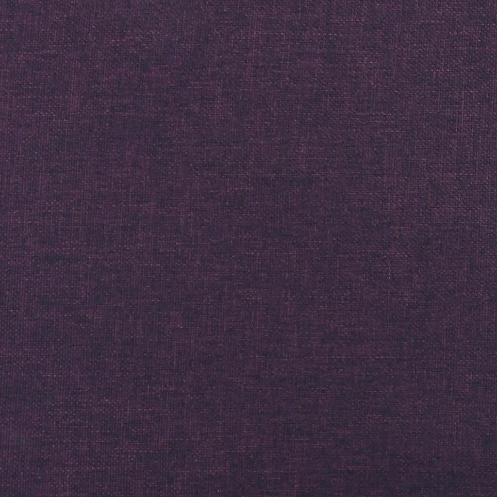 Chaiselongue mit Nackenrolle Lila Stoff