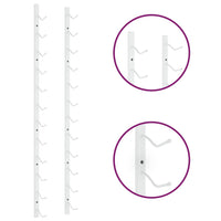 Thumbnail for Wand-Weinregal für 12 Flaschen Weiß Eisen