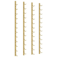 Thumbnail for Wand-Weinregal für 12 Flaschen 2 Stk. Golden Eisen