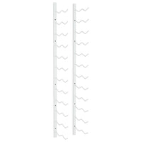 Thumbnail for Wand Weinregal für 24 Flaschen Weiß Eisen