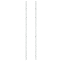 Thumbnail for Wand Weinregal für 24 Flaschen Weiß Eisen