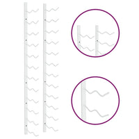 Thumbnail for Wand Weinregal für 24 Flaschen Weiß Eisen