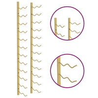 Thumbnail for Wand-Weinregal für 24 Flaschen Golden Eisen