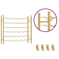 Thumbnail for Weinregal für 36 Flaschen Golden Metall