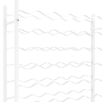 Thumbnail for Weinregal für 96 Flaschen Weiß Metall