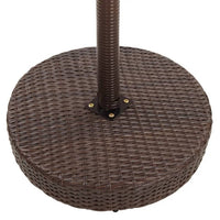Thumbnail for 5-tlg. Gartenbar-Set mit Kissen Poly Rattan Braun