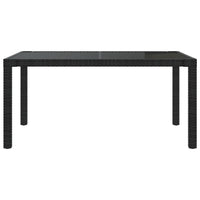 Thumbnail for 5-tlg. Garten-Essgruppe mit Auflagen Poly Rattan Schwarz