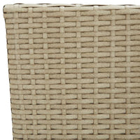 Thumbnail for 9-tlg. Garten-Essgruppe mit Kissen Poly Rattan Beige