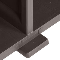 Thumbnail for Kunststoffschrank 79x43x85,5 cm Holzdesign Grau