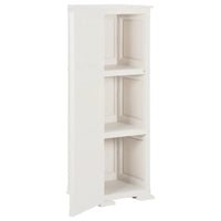 Thumbnail for Kunststoffschrank 40x43x125 cm Holzdesign Weiß