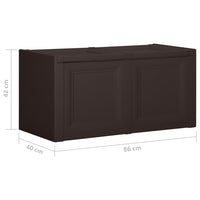Thumbnail for Kissenbox Braun 86x40x42 cm 85 L