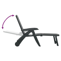 Thumbnail for Sonnenliege Klappbar Polypropylen Grün