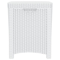 Thumbnail for Garten-Aufbewahrungsbox 39x39x46 cm PP Rattan Weiß