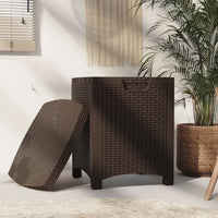 Thumbnail for Garten-Aufbewahrungsbox 39x39x46 cm PP Rattan Braun