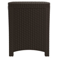 Thumbnail for Garten-Aufbewahrungsbox 39x39x46 cm PP Rattan Braun