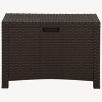 Thumbnail for Garten-Aufbewahrungsbox 60x54x41 cm PP Rattan Braun