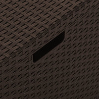 Thumbnail for Garten-Aufbewahrungsbox 60x54x41 cm PP Rattan Braun