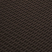 Thumbnail for Garten-Aufbewahrungsbox 60x54x41 cm PP Rattan Braun