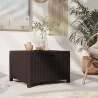 Thumbnail for Garten-Aufbewahrungsbox 60x54x41 cm PP Rattan Braun
