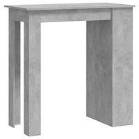 Thumbnail for Bartisch mit Ablagefläche Betongrau 102x50x103,5 cm