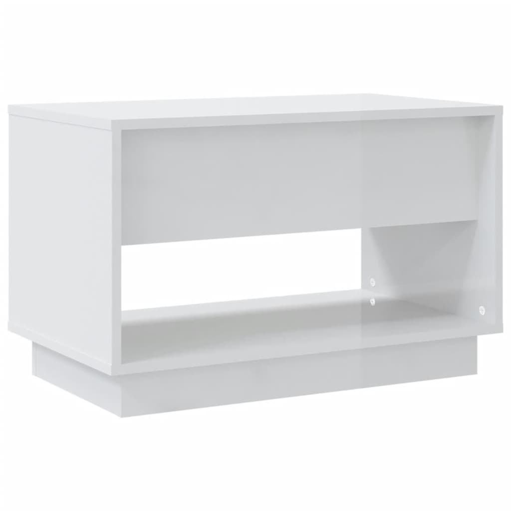 TV-Schrank Hochglanz-Weiß 70x41x44 cm Spanplatte