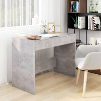 Thumbnail for Schreibtisch Betongrau 101x50x76,5 cm Holzwerkstoff