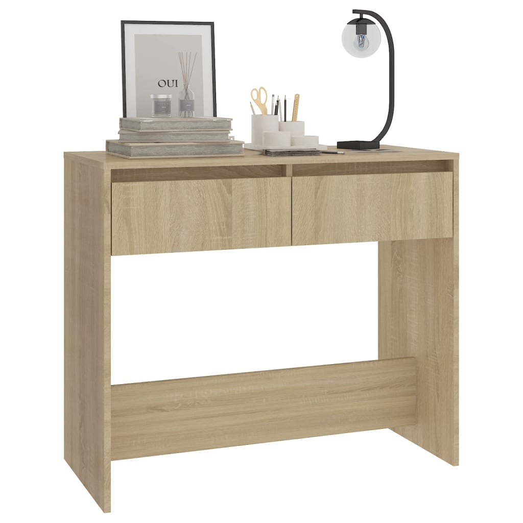 Konsolentisch Sonoma-Eiche 89x41x76,5 cm Stahl