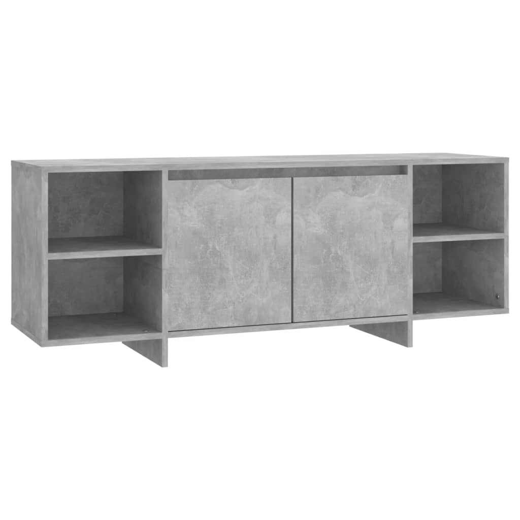 TV-Schrank Betongrau 130x35x50 cm Spanplatte