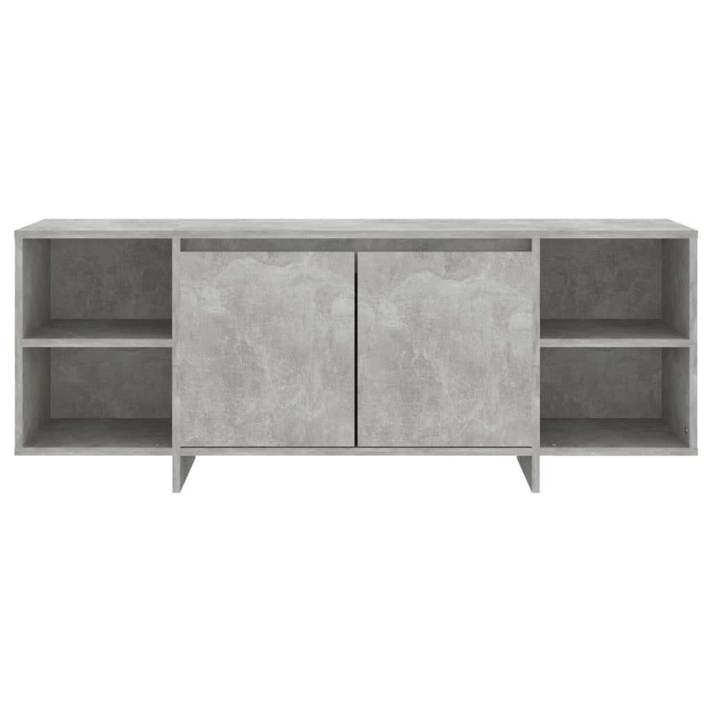 TV-Schrank Betongrau 130x35x50 cm Spanplatte