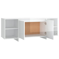 Thumbnail for TV-Schrank Hochglanz-Weiß 130x35x50 cm Spanplatte