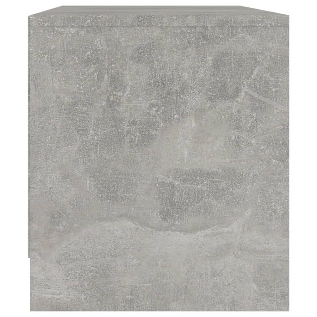 TV-Schrank Betongrau 90x35x40 cm Spanplatte