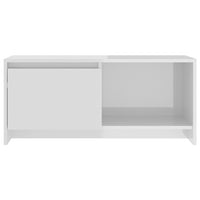 Thumbnail for TV-Schrank Hochglanz-Weiß 90x35x40 cm Holzwerkstoff