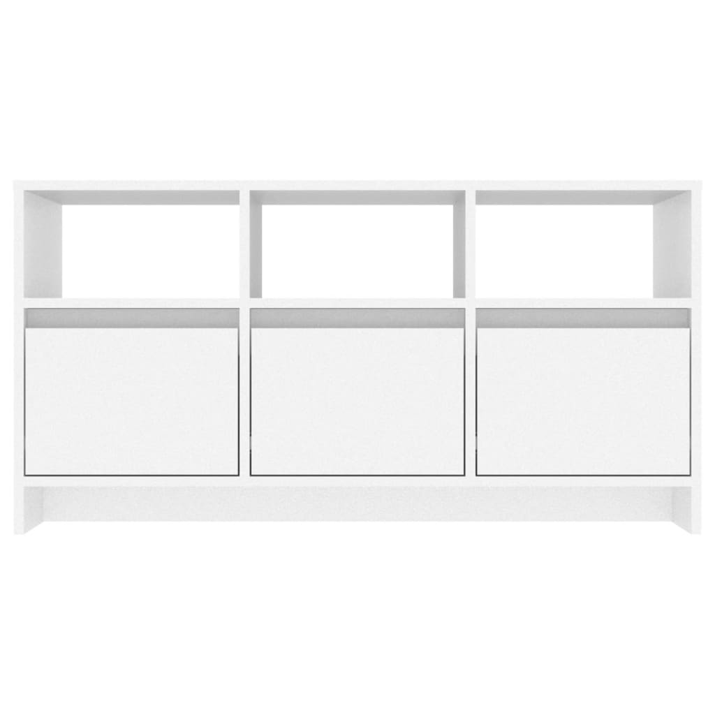 TV-Schrank Weiß 102x37,5x52,5 cm Spanplatte